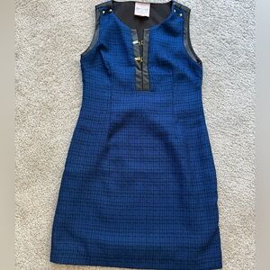 Romeo & Juliet Couture Blue and Black Mini Dress